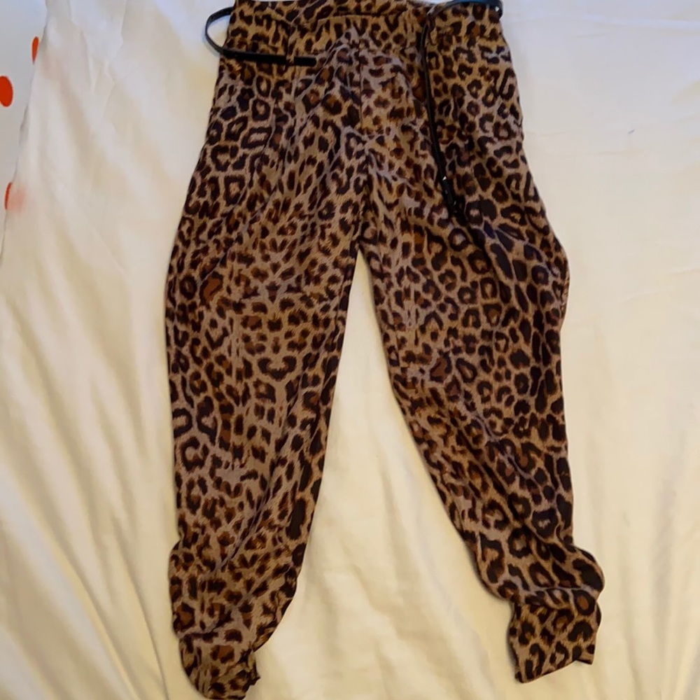 Leopard Dress Pants